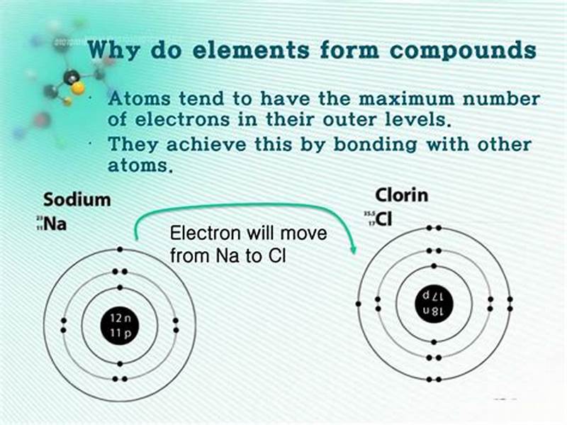 How Do Different Elements Form Compounds