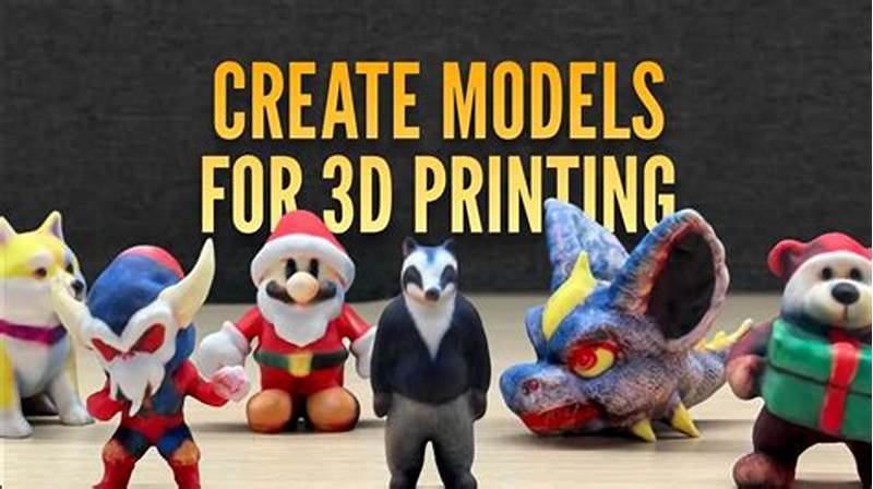 How Do I Create 3d Printable Models