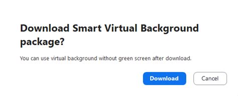 How Do I Download Zoom Smart Virtual Background Package