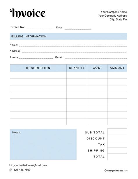 How Do I Make A Printable Invoice