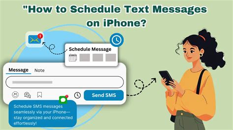How to schedule text messages on iPhone