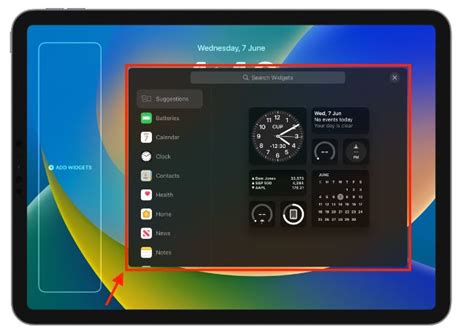 How Do Lock Screen Widgets Work on iPad
