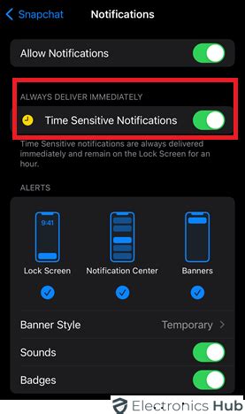 How Do Time Sensitive Notifications Work on Snapchat
