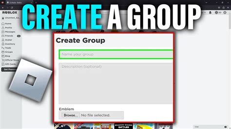 How Do You Create A Group On Roblox