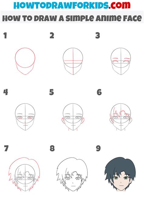 How Do You Draw A Simple Anime Face