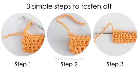 How Do You Fasten Off In Crochet