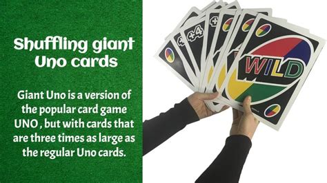 How Do You Shuffle Giant Uno Cards