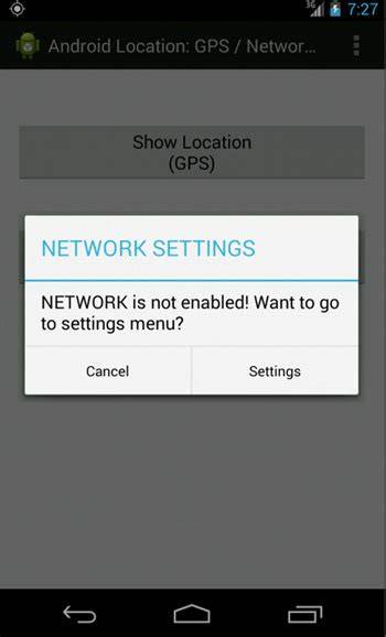 How to enable GPS on Android