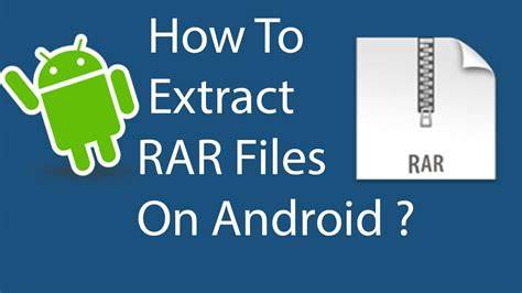 What is a RAR file on Android