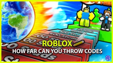 How Far Can You Throw Codes - Roblox June 2023 -