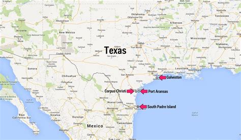 How Far From South Padre Island To Corpus Christi