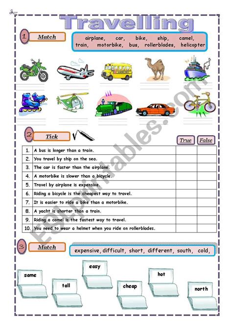 How Far Will You Travel Worksheet