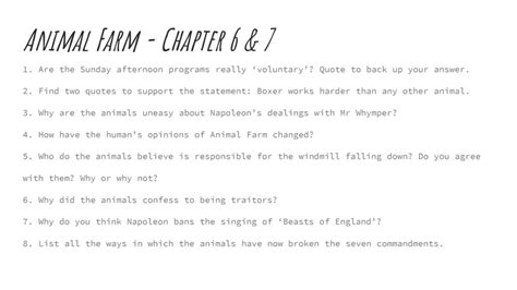 How Have Humans Opinions Of Animal Farm Changed