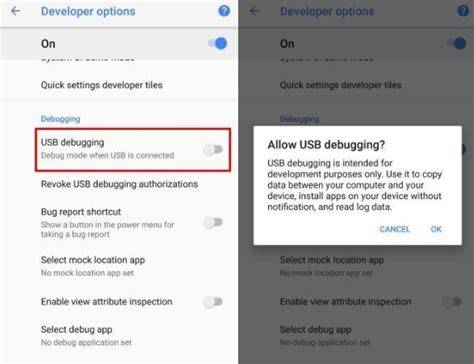 How to enable USB debugging if your phone is not detected
