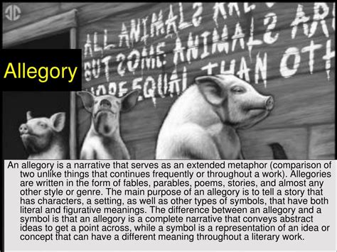 How Is Animal Farm An Example Of Allegory