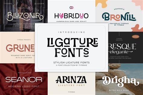 How Ligature Fonts Can Transform Your Design Projects