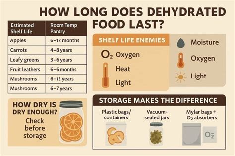 Preserve Taste and Nutrition: Know How Long Your Dehydrated Food Can Last
