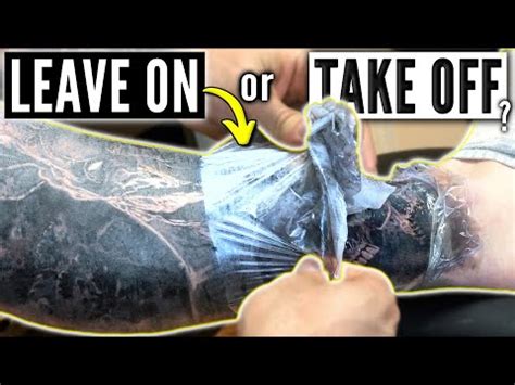 How Long To Leave Wrap On Tattoo