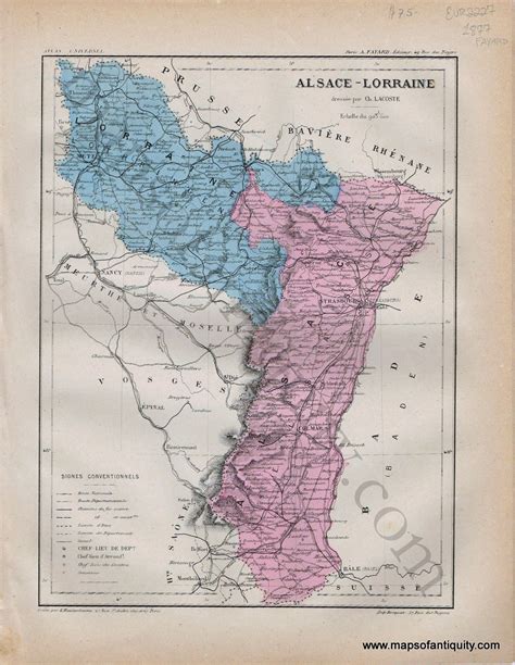 Alsace-Lorraine Map