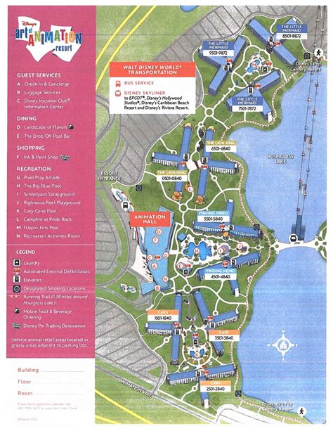 Art of Animation Resort Map