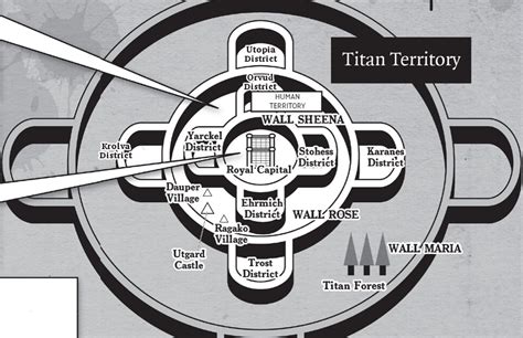 Attack on Titan Wall Map
