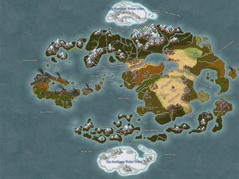 Avatar Map of the World