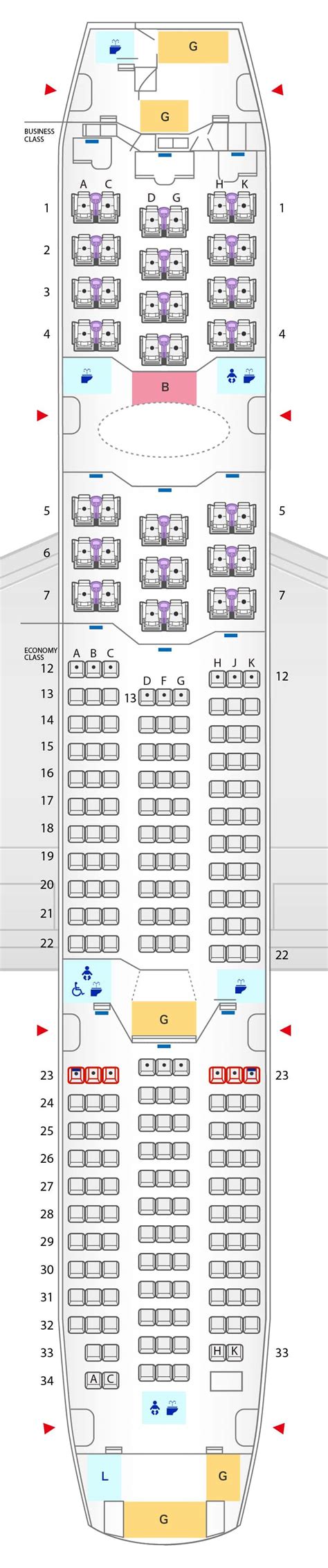 Boeing 787 8 Seat Map