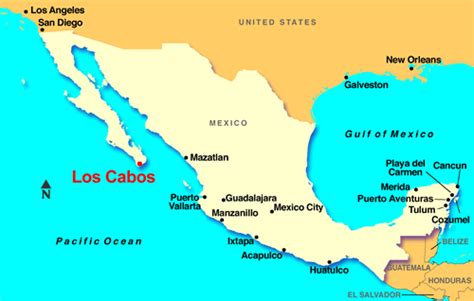 Cabo Mexico Map