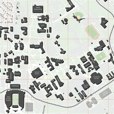 Campus Map of University of Utah