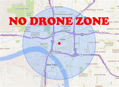 Map for No Fly Zone of Drones
