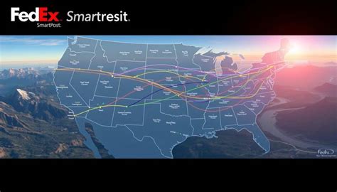 FedEx Time In Transit Map