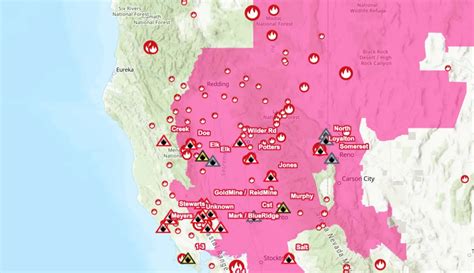 MAP Works Fires in California