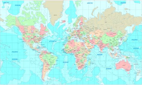 HD Map of the world