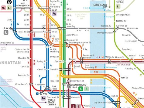 Hi Res NYC Subway Map