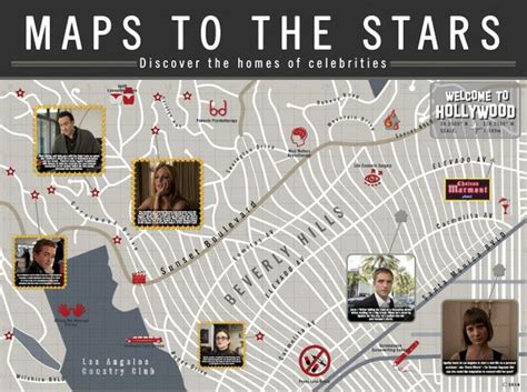 Hollywood Map Of The Stars