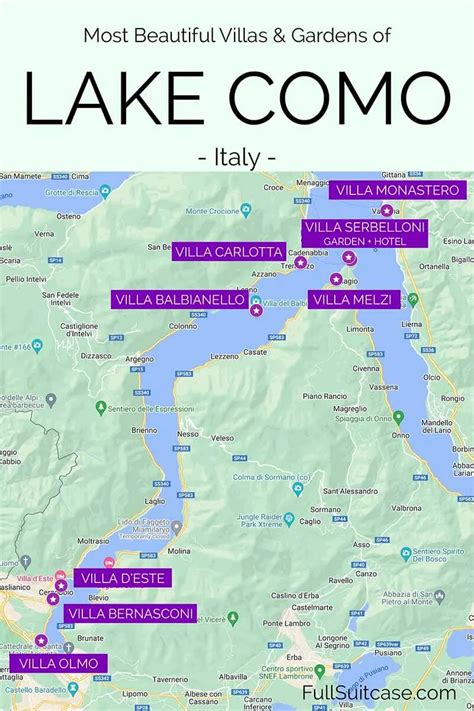 Lake Como Map