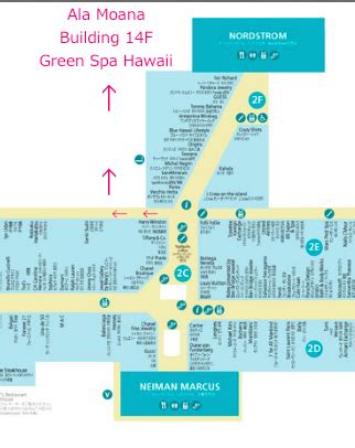 Map of Ala Moana Mall