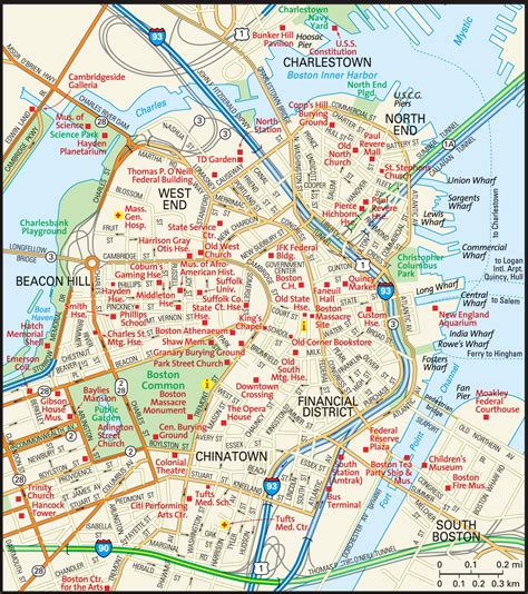 Map of City of Boston