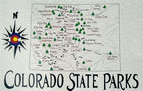 Map Of Colorado State Parks