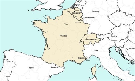 Map Of Europe In French