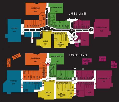 Map of Fashion Valley Mall