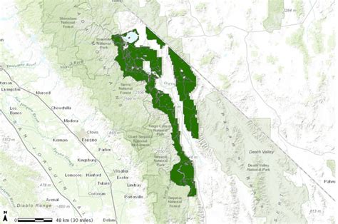 Map Of Inyo National Forest