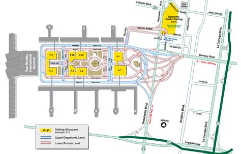 Map of LAX Terminal 2