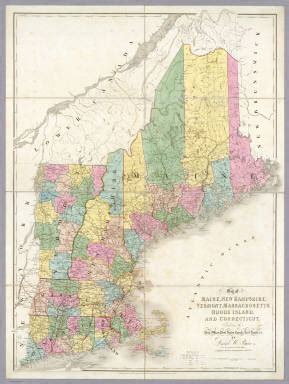 Map Of Maine And Nh
