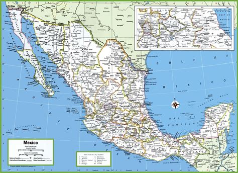 Map Of Mexico With Cities