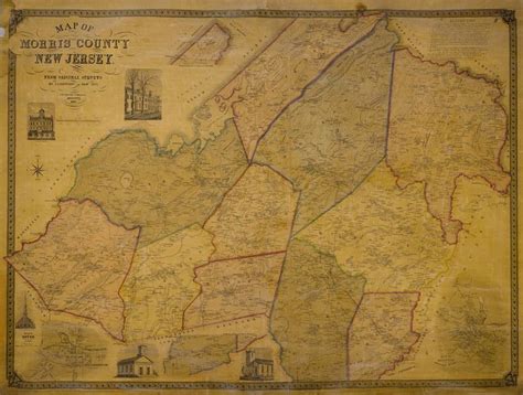 Map of Morris County NJ