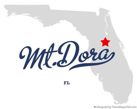 Map of Mt. Dora, FL