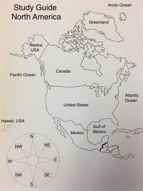 Map of North America Quiz