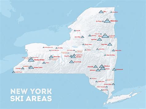 Map Of NY Ski Resorts