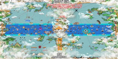 Map of One Piece World